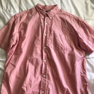 Mens L Old Navy “The Classic Shirt” Slim Fit Short